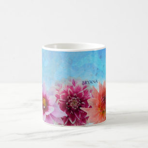 Watercolor Bloemen Modern Bloemendecor Elegant Koffiemok