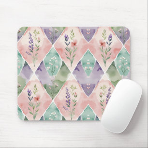 Watercolor Bloemen Muismat