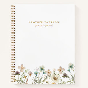 Watercolor Bloemen Notitieboek