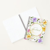 Watercolor Bloemen Notitieboek voor Dagelijkse Ref (Binnen)