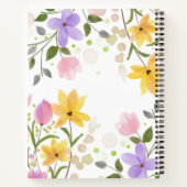 Watercolor Bloemen Notitieboek voor Dagelijkse Ref (Achterkant)