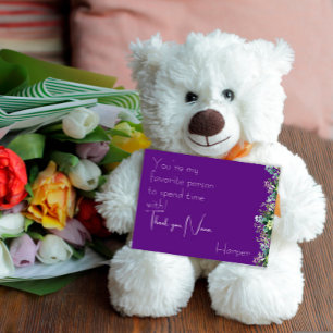 Watercolor bloemen  Oma Moederdag Feestdagenkaart