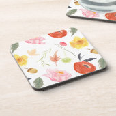 Watercolor Bloemen Onderzetter (Linkerzijde)