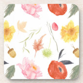 Watercolor Bloemen Onderzetter (Voorkant)
