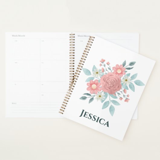Watercolor Bloemen Planner (Display)