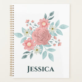 Watercolor Bloemen Planner