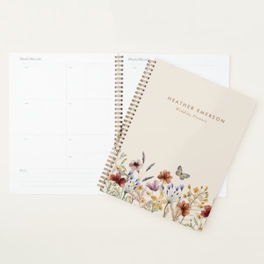 Watercolor Bloemen Planner (Display)