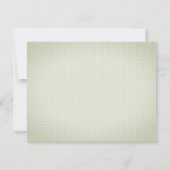 Watercolor Bloemen, Stippen Rehearsal Dinner Kaart (Achterkant)