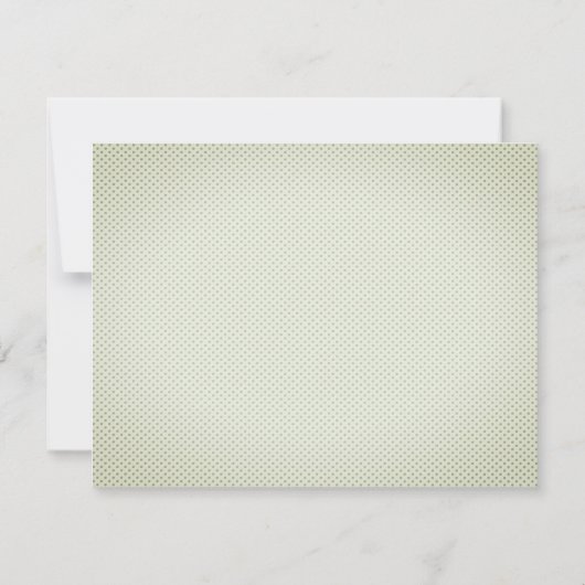 Watercolor Bloemen, Stippen Rehearsal Dinner Kaart (Achterkant)