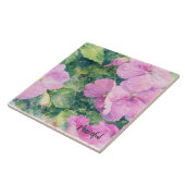 Watercolor Bloemen Tegeltje (Zijkant)