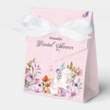 Watercolor Bloemen Thee Partij Thema Bruidsdiner