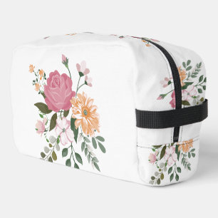 Watercolor bloemen toilettasje