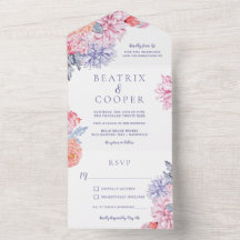 Watercolor Bloemen Tuin Bloemisterij Bruiloft