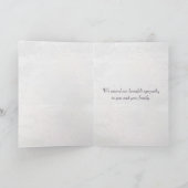 Watercolor Bloemen Voor Condoleance Kaart (Binnen)