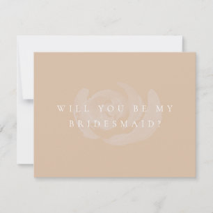 Watercolor Bloemen Zal Je Mijn Bruidsmeisje Zijn K Save The Date