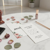 Watercolor Bloemencirkel Grid Loyalty Sjabloon