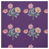 Watercolor Bloemendessin Zachte Pasteltinten Stof (Swatch)
