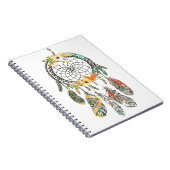 Watercolor bloemendreamcatcher notitieboek (Rechterzijde)