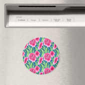 Watercolor Bloemenmagneet Magneet (Insitu (Vaatwasser))