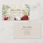 Watercolor Bloemensalon Visitekaartje (Voorkant / Achterkant)