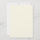 Watercolor Bloemige Moderne Botanische Script Save The Date (Achterkant)
