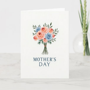Watercolor Bloemkaart Kaart