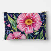 Watercolor Bloemkunst Roze Botanische Gepersonalis Etui (Achterkant)