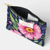 Watercolor Bloemkunst Roze Botanische Gepersonalis Etui (Open)