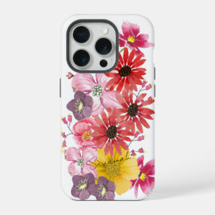 Watercolor Bloemmotief iPhone 6 15 Pro Hoesje