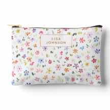 Watercolor Bloemmotief Mooie Gepersonaliseerde