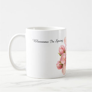 Watercolor Bloesems in de Lente Klassieke Mok