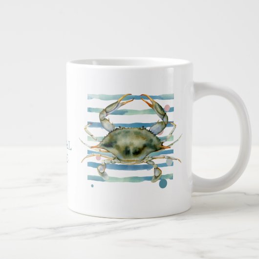 WATERCOLOR BLUE CRAB VACATION RENTAL  GROTE KOFFIEKOP (Rechts)