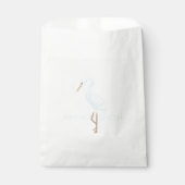 Watercolor Blue Crane Bedankzakje (Voorkant)