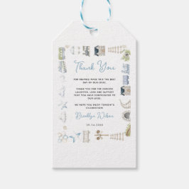 Watercolor Blue Elephant | Boy’s Baby Shower Cadeaulabel