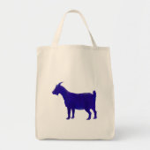 Watercolor Blue Goat Tote Bag (Voorkant)