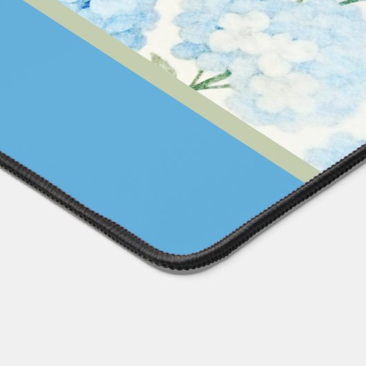 Watercolor Blue Hydrangea Floral Name Bureaumat (Hoek)