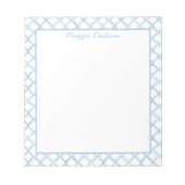Watercolor Blue Notepad Notitieblok (Voorkant)