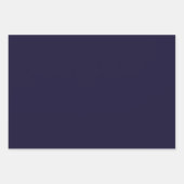 Watercolor Blue Snowflake Reindeer Tree Christmas  Inpakpapier Vel (Voorkant 2)