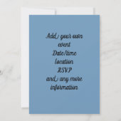 Watercolor Blueberries Kaart (Achterkant)