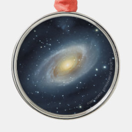 Watercolor Bode's Galaxy Holiday Ornament