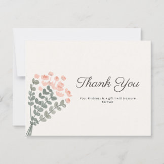 Watercolor Boeket Bloemen Bedankkaartjes Briefkaart