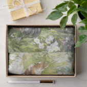 Watercolor Boerderij Kippen Tissuepapier (Geschenk)