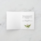 Watercolor Boheemse Kerstcompositie Feestdagen Kaart (Binnen)