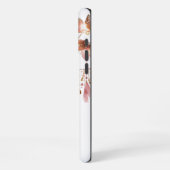 Watercolor Boho Blad Veer iPhone Hoesje (Linkerkant)