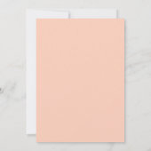 Watercolor Boho Bloemendoop Kaart (Achterkant)