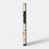 Watercolor Boho Bloemmotief iPhone / iPad hoes Hoesje (Linkerkant)