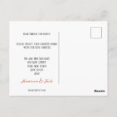 Watercolor Boho Cactus  | Adreswijziging Briefkaart (Achterkant)