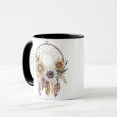 Watercolor Boho Droomvanger Mok (Voorkant links)