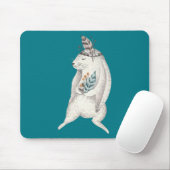 Watercolor Boho Konijn Muismat (Met muis)