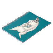 Watercolor Boho Konijn Notitieboek (Linkerzijde)